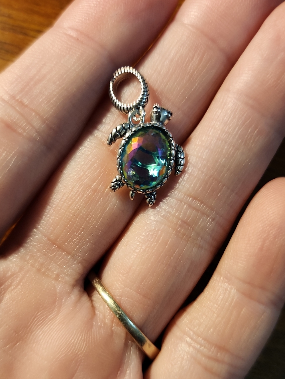 S925 Sterling Silver Sea Turtle Pendant, Compatible With Original Bracelet &